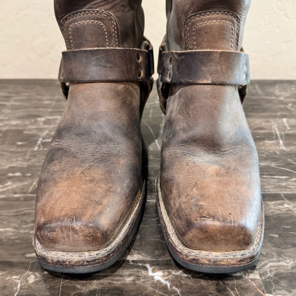 Frye 12R Leather Harness Boots - Picture 7 of 13